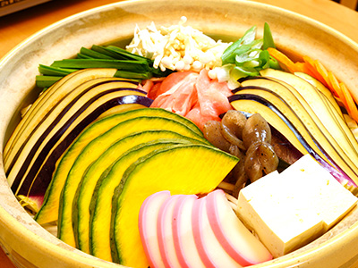 ロッジくるま 料理 信州味噌鍋