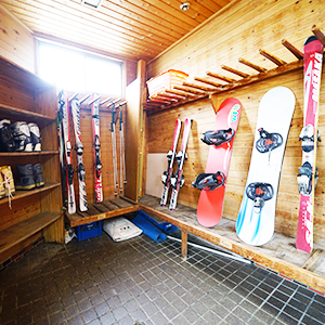 ロッジくるま 乾燥室